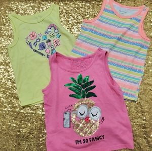 3T girls tanks gently used